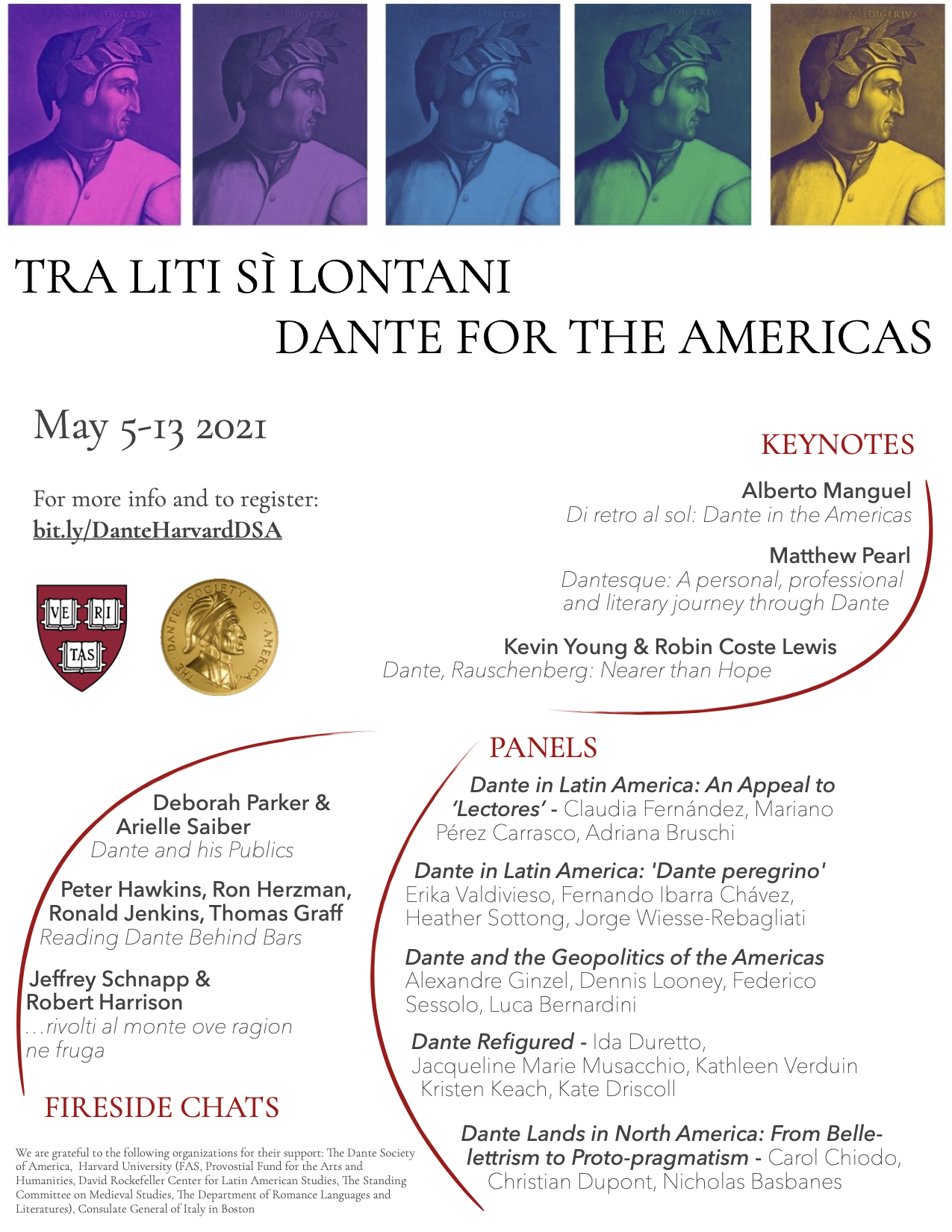 Tra liti sì lontani - Dante for the Americas - Conference Poster